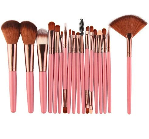 Cross Border For Maange 18 Make-Up and Brush Suits With Fan-Shaped Makeup Tools to Sell Ebay Hot Sales
